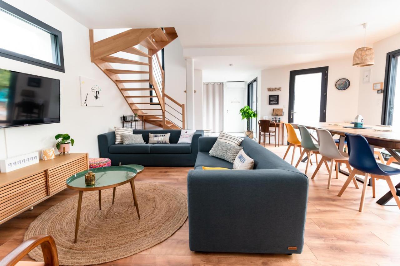 Frenchyhomes☆Villadeluxe☆Plage☆Piscine Andernos-les-Bains Luaran gambar